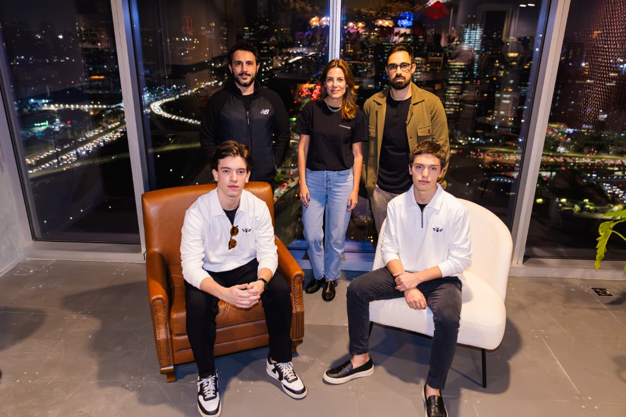 Time Hibeex e Canastra Ventures: Gabriel, Teodoro, Pedro, Larissa e Matheus